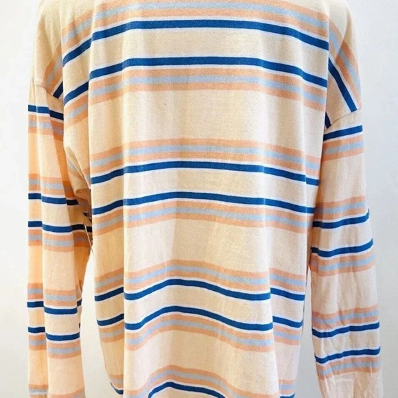 NWT SO Juniors Long Sleeve Pullover Round Neck Striped 100% Cotton Shirt Sz XXL - Picture 6 of 12